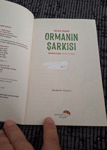 Ormanın Şarkısı - Çocuk Kitabı - Görsel 2
