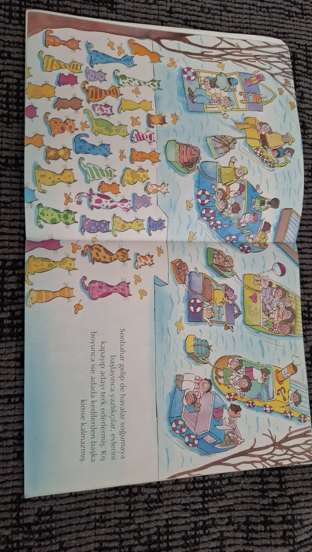 Behiç Ak - Kedi Adası Çocuk Kitabı - Görsel 3