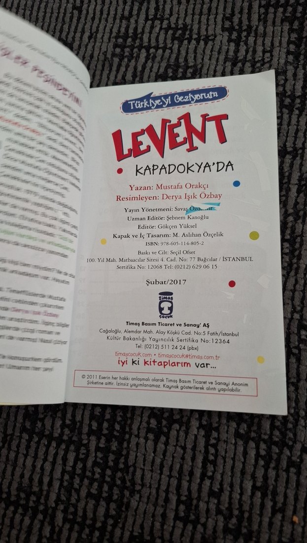 Levent Kapadokya'da - Çocuk Kitabı - Görsel 2