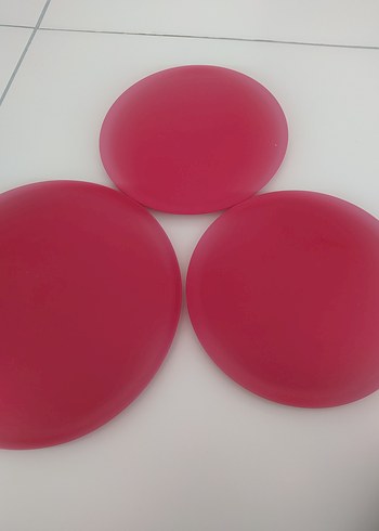  Beden kırmızı Renk Tupperware Kırmızı Plastik Yuvarlak kapak