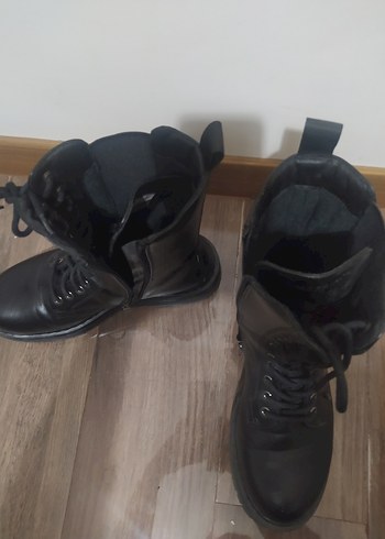 39 Beden siyah Renk Siyah Platform Topuklu Gotik Lastik Bot