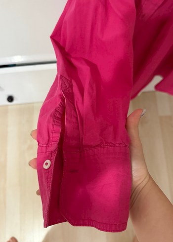 Zara pembe gömlek - Görsel 4