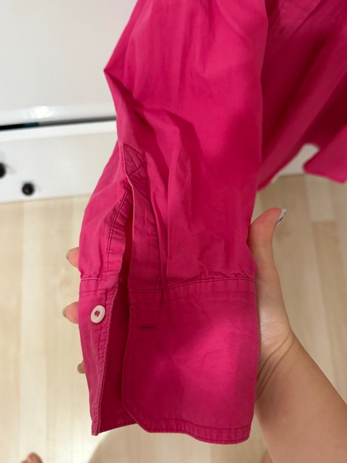 Zara pembe gömlek - Görsel 4