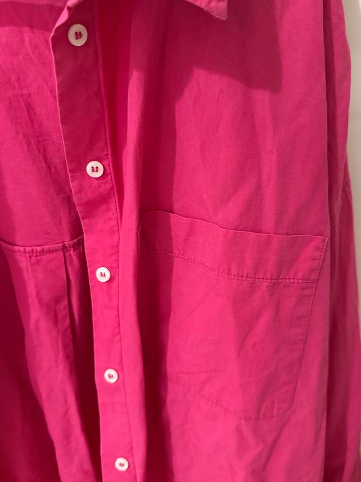 Zara pembe gömlek - Görsel 3