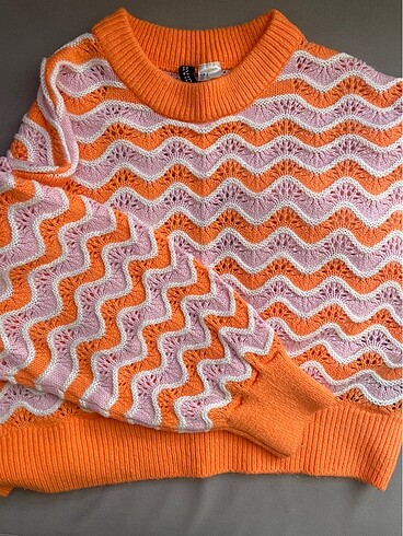 H&M renkli kazak s