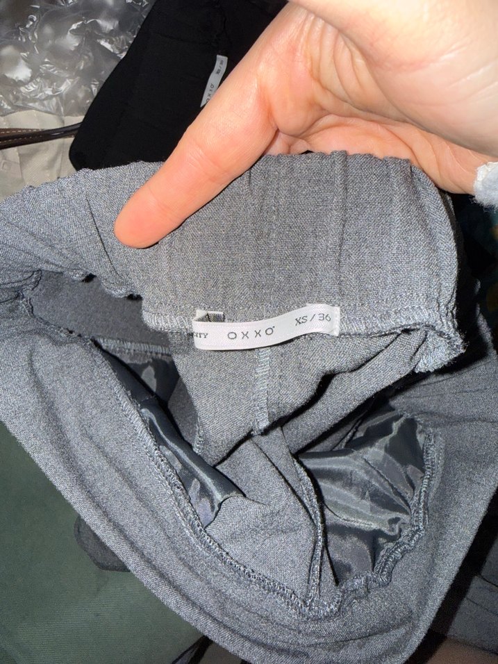 Kadın Siyah Beli Bağlamalı Rahat Kumaş Pantolon - Görsel 3