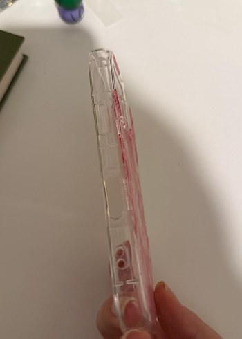 Iphone 16 Pro Pembe Şeffaf Denizanası Desenli Telefon Kılıfı - Görsel 4