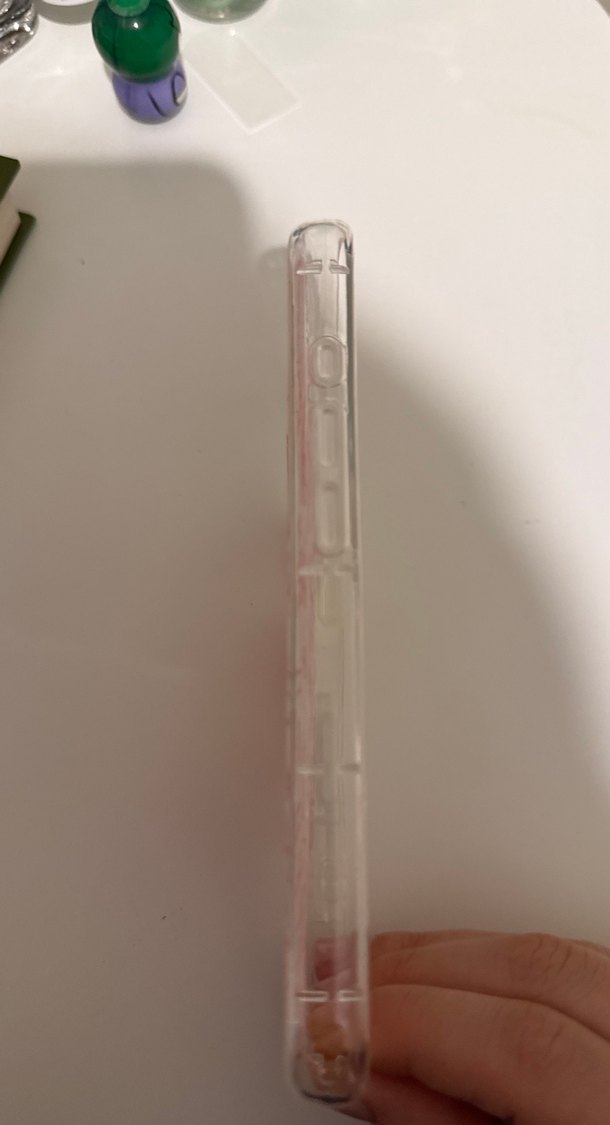 Iphone 16 Pro Pembe Şeffaf Denizanası Desenli Telefon Kılıfı - Görsel 3