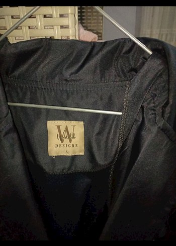 Kadın lacivert trençkot - Görsel 4