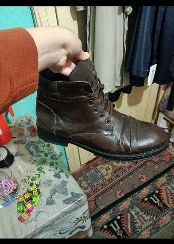 Kahverengi Deri Erkek Bot - Görsel 3