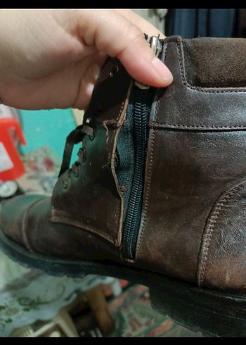 Kahverengi Deri Erkek Bot - Görsel 4