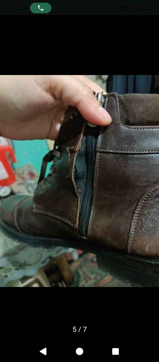 Kahverengi Deri Erkek Bot - Görsel 4