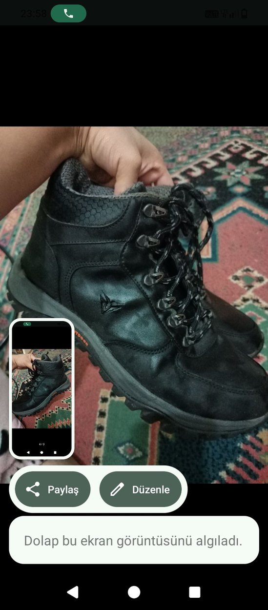 Siyah Bağcıklı Erkek Bot - Görsel 5