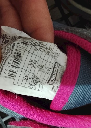 Kız Çocuk Gri Spor Ayakkabı Velcro Bantlı - Görsel 3