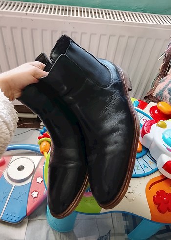 Siyah Tokalı Erkek Kauçuk Bot - Görsel 7