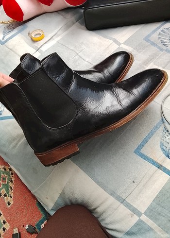 Siyah Tokalı Erkek Kauçuk Bot - Görsel 3