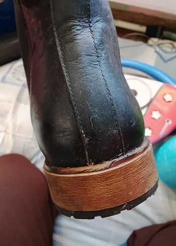 Siyah Tokalı Erkek Kauçuk Bot - Görsel 6