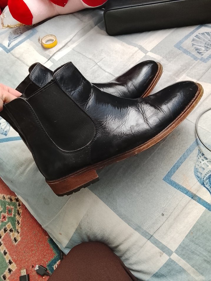 Siyah Tokalı Erkek Kauçuk Bot - Görsel 3