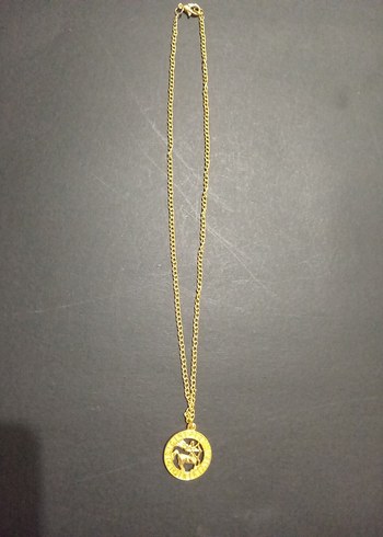 Accessorize Altın Renk Zincir Detaylı BurcKolye