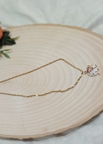 Renkli Payetli Bohem Fil Charm - Görsel 2