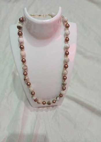 Uzun Bohem Boncuklu Kadın Kolye - Görsel 14