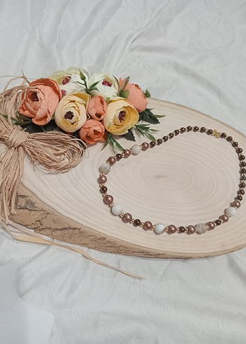 Uzun Bohem Boncuklu Kadın Kolye - Görsel 5