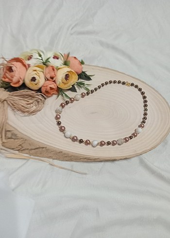 Uzun Bohem Boncuklu Kadın Kolye - Görsel 7