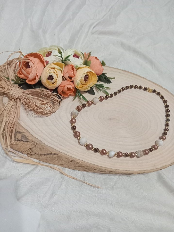 Uzun Bohem Boncuklu Kadın Kolye - Görsel 5