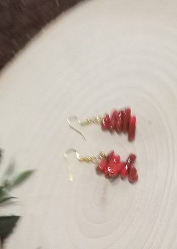 Mini Turkuaz Boncuklu Kadın Küpe - Görsel 16