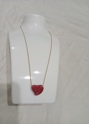 Uzun Zincirli Kırmızı Bohem Kolye - Görsel 6