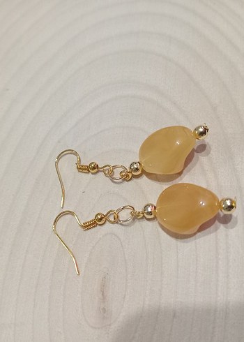 Turkuaz Mini Boncuklu Kadın Küpe - Görsel 10