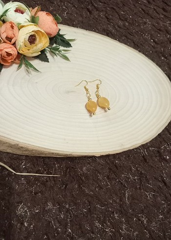 Turkuaz Mini Boncuklu Kadın Küpe - Görsel 13