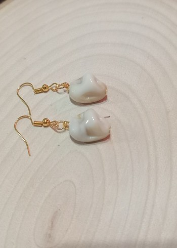 Turkuaz Mini Boncuklu Kadın Küpe - Görsel 6