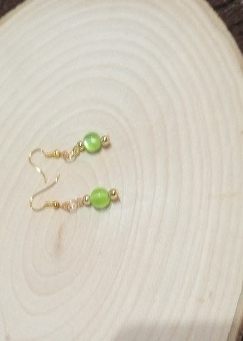 Turkuaz Mini Boncuklu Kadın Küpe - Görsel 9