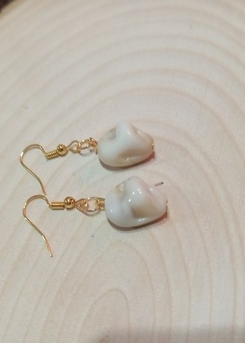 Turkuaz Mini Boncuklu Kadın Küpe - Görsel 7