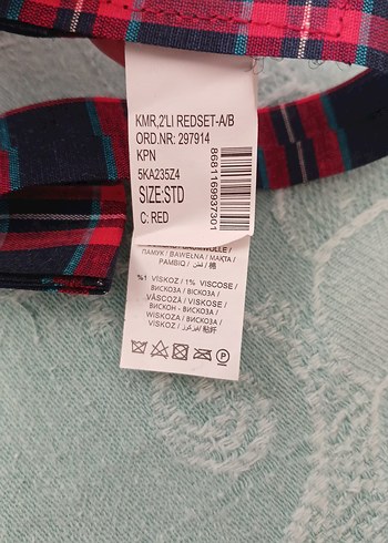 Bordo Ekose Desenli Çocuk Papyon - Görsel 2