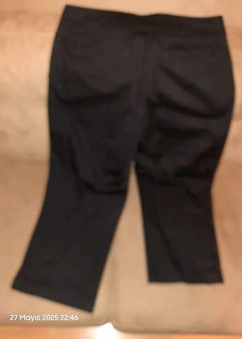 LC Waikiki Siyah Midi Kadın Kumaş Pantolon