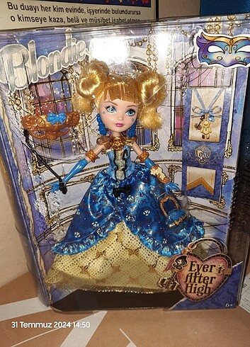 EVER AFTER HIGH ORJİNAL KUTULU BEBEK 
