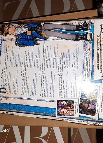  Beden Renk EVER AFTER HIGH Orjinal kutulu bebek 