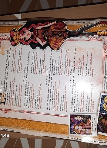  Beden Renk EVER AFTER HIGH ORJİNAL KUTULU BEBEK 