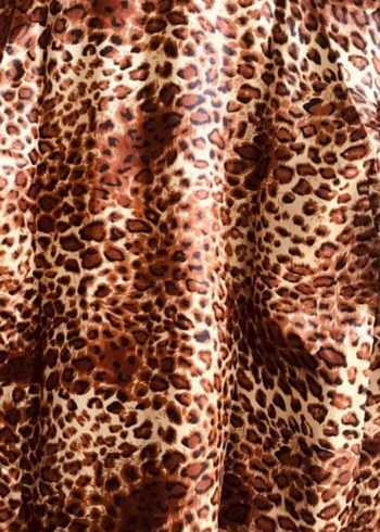 Leopar Desenli Uzun Kollu Kadın kimona   38 bed. - Görsel 5