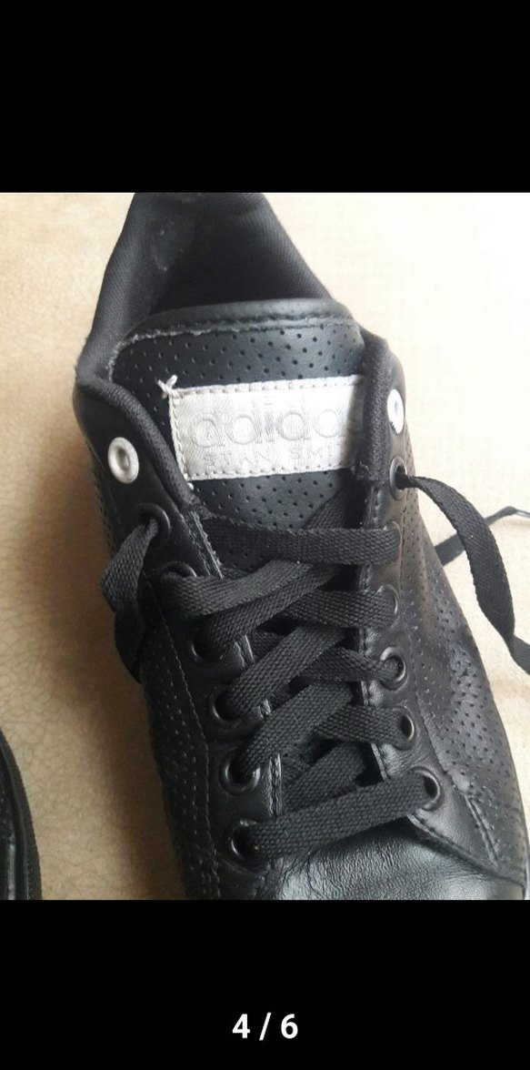 Siyah Adidas Stan smith  40-41  no 26 /26.5 cm - Görsel 3