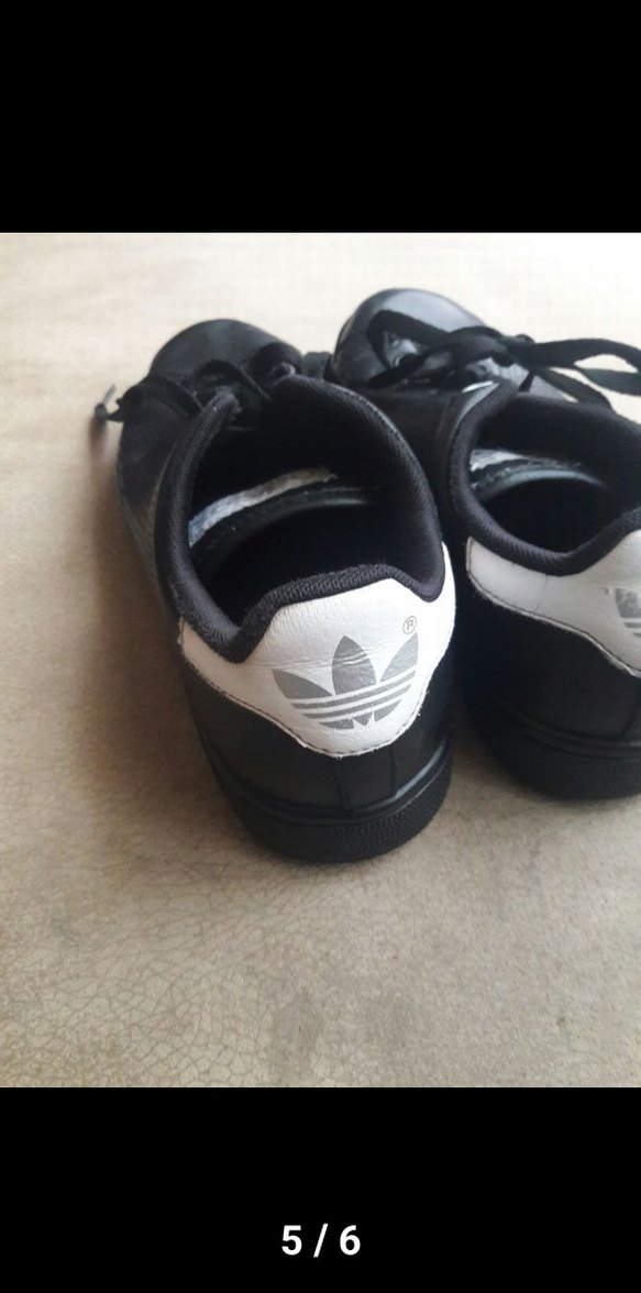 Siyah Adidas Stan smith  40-41  no 26 /26.5 cm - Görsel 4