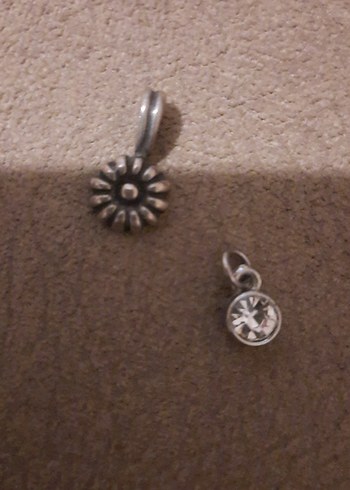 Gümüş Renkli Kadın Charm Seti - Görsel 4