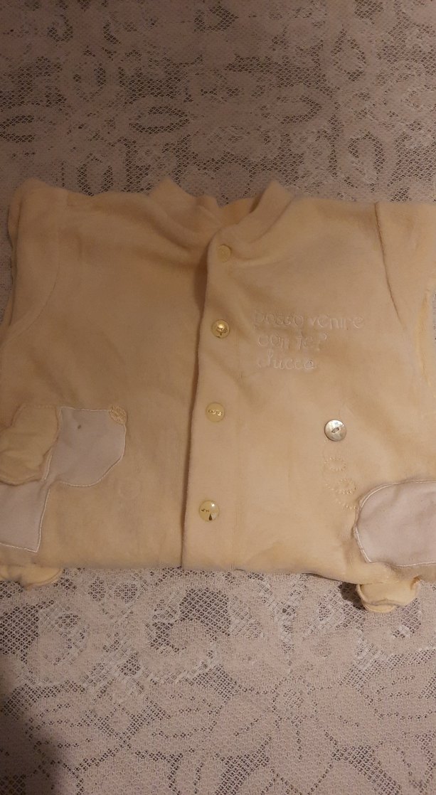 Düğmeli Bebek Hastane Tulumu - Görsel 4