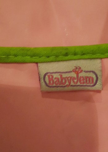 Pembe Baskılı Bebek Önlüğü - Görsel 2