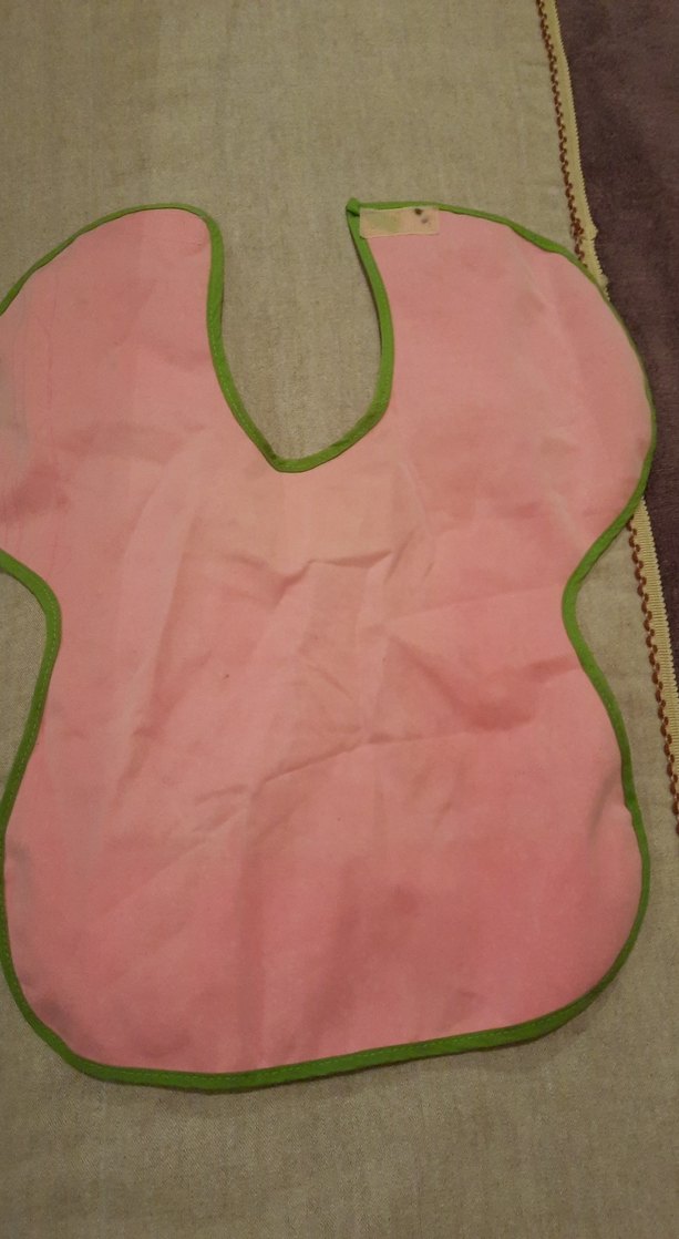 Pembe Baskılı Bebek Önlüğü - Görsel 4