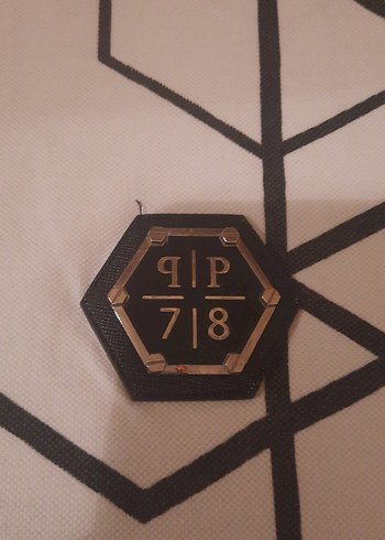 Beyaz Baskılı Erkek Polo Tişört - Görsel 4