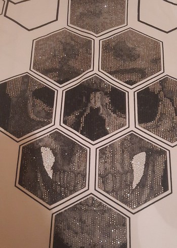 Beyaz Baskılı Erkek Polo Tişört - Görsel 7