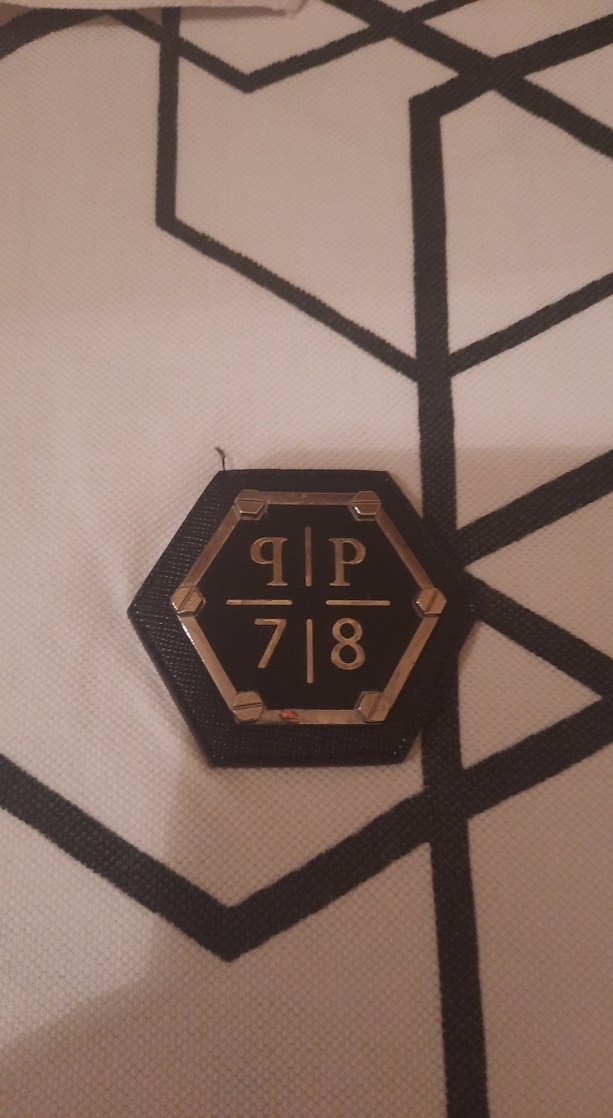 Beyaz Baskılı Erkek Polo Tişört - Görsel 4